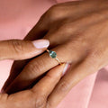 Pear Montana Sapphire Ring | 925 Sterling Silver Teardrop Solitaire Band | Anima jewels