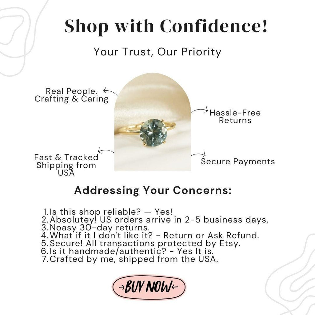 Montana Sapphire Prong Band Silver Blue Stackable Ring | Anima jewels