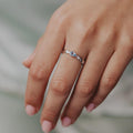 Pear Montana Sapphire Ring | 925 Sterling Silver Teardrop Solitaire Band | Anima jewels