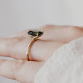 Emerald Cut Montana Sapphire Ring – 3.67 ct Blue Sapphire in Sterling Silver One-of-a-Kind Solitaire Engagement Ring – Handmade Fine Jewelry