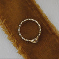 Pear Cut Rainbow Moonstone Eternity Band Silver Teardrop Ring | Anima jewels
