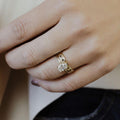 Estelle Celestial Star Band | Black CZ 925 Sterling Silver Ring | Anima jewels