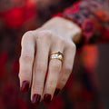 Criss Cross X Ring – Minimalist Stackable Ring in 925 Sterling Silver – Twisted Rope Band Ring for Women