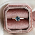 Montana Sapphire & Diamond Ring | 925 Sterling Silver September Band | Anima jewels