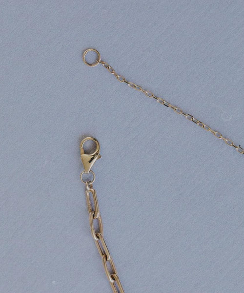 Moonstone Paperclip Bracelet - Pear Cut June Birthstone Jewelry | Anima Jewels