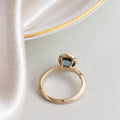 Montana Sapphire & Diamond Ring | 925 Sterling Silver September Band | Anima jewels