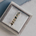 Montana Sapphire Bezel Band SEO Title 5 Montana Sapphire Bezel Band - 14k Gold Blue Stackable Ring | Anima jewels