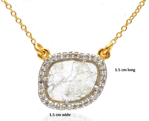 Polky pendant in yellow gold for suzanne