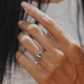 Toi et Moi Montana Sapphire Ring Teal Blue Two Stone | Anima jewels