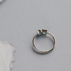 Toi et Moi Montana Sapphire Ring Teal Blue Two Stone | Anima jewels